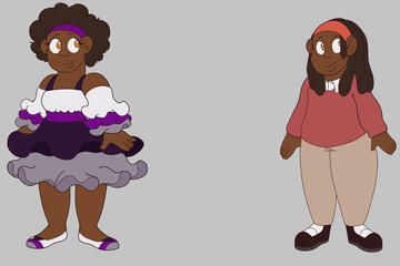 Character Design: Eleanor with Alternate Outfits