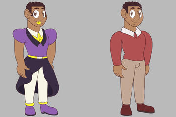 Character Design: Mark with Alternate Outfits