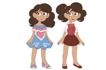 Character Design: Carmen with Alternate Outfits