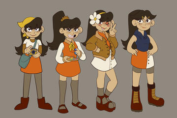 Lucia: character sheet, alt. outfits Lucia: character sheet, alt. outfits